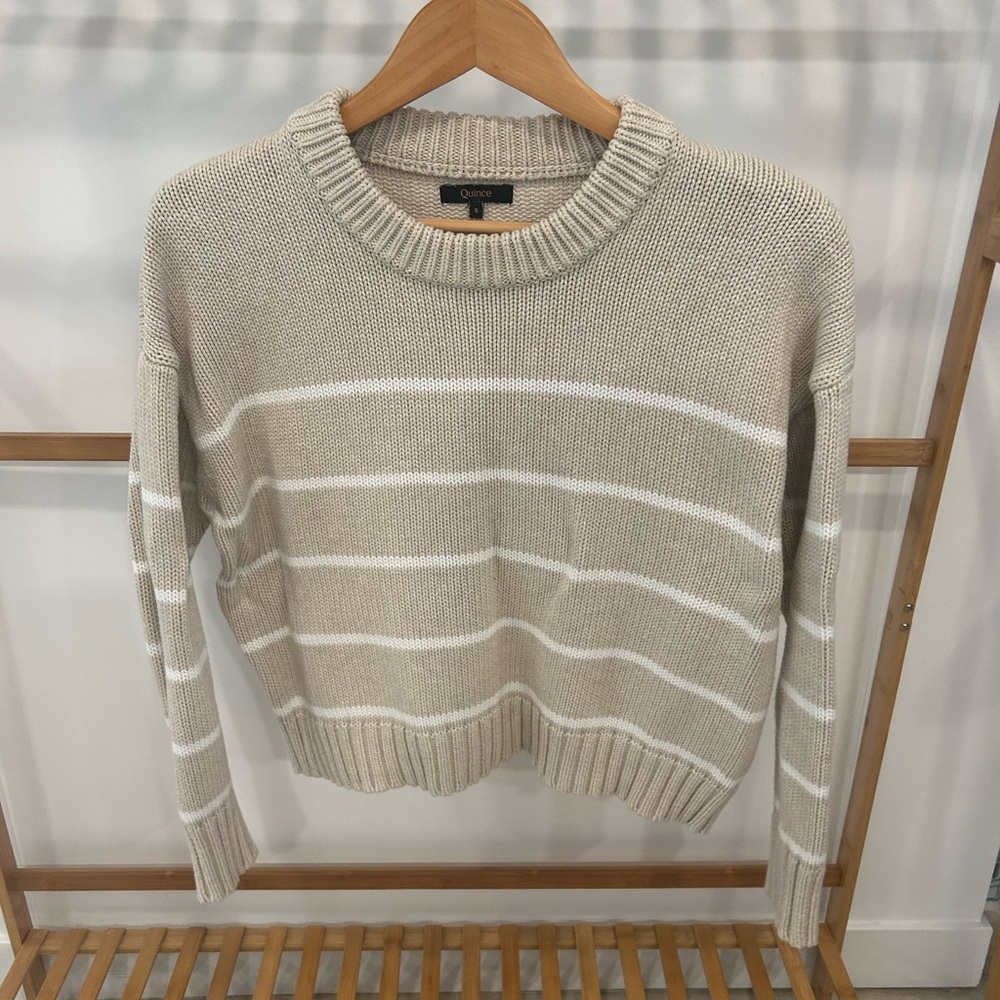 Quince Cream Knit Sweater